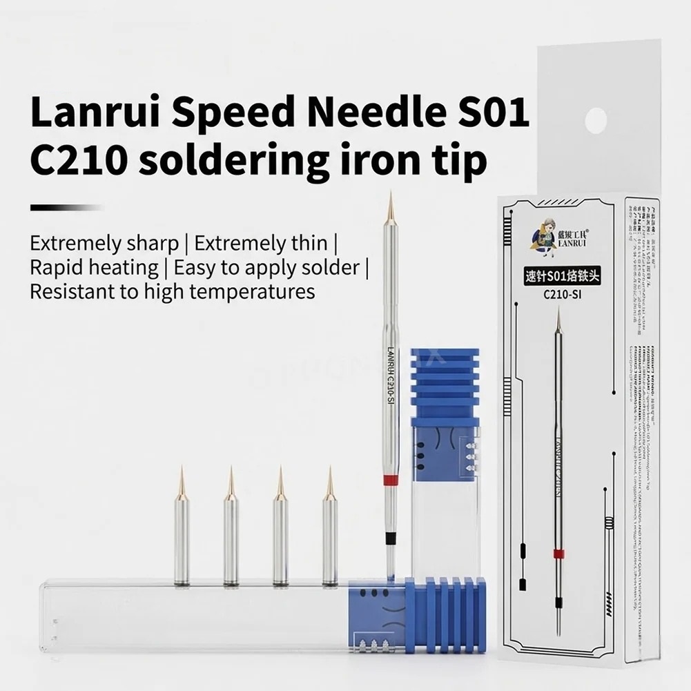 Lanrui C210-IS Havya Ucu (Flex tamiri için ekstra ince uç) (5 adet uç)