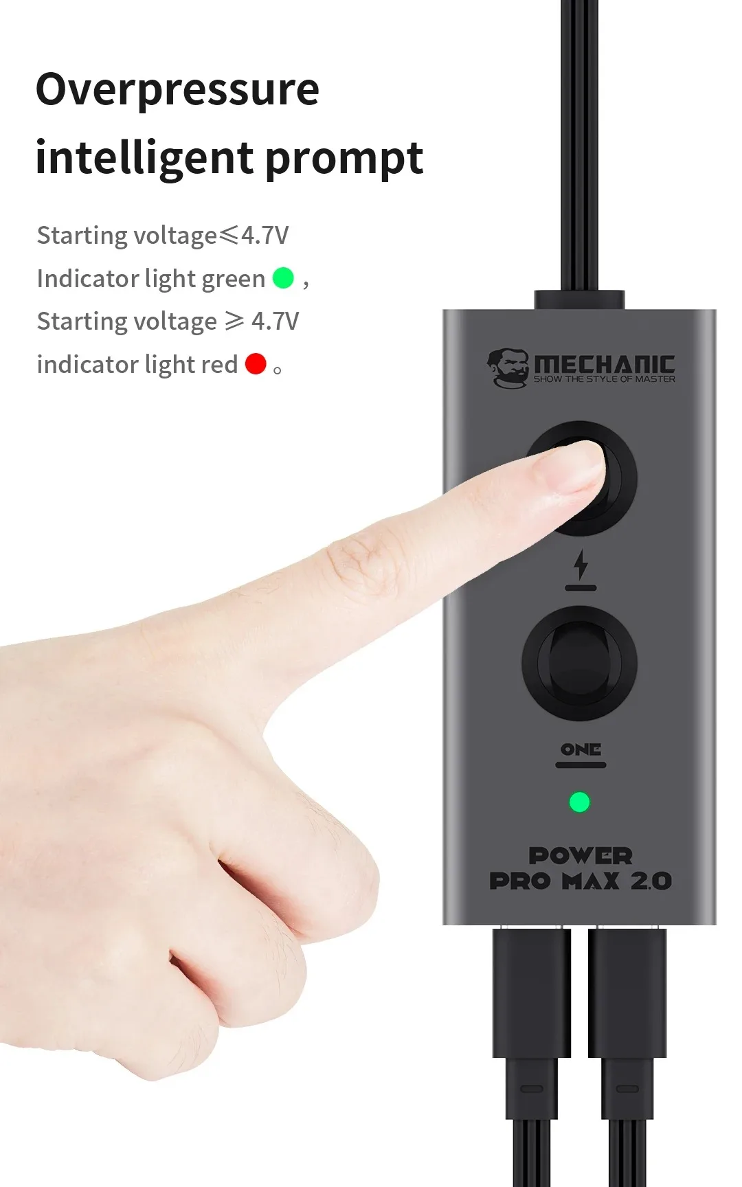Mechanic Power Pro Max 2.0 (iPhone X-16PM Arası modelleri destekler.)